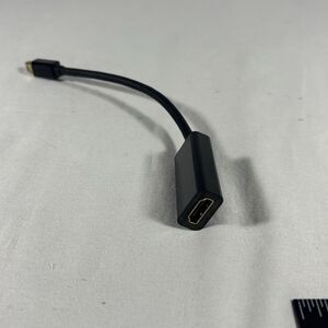 Onn Mini DisplayPort to HDMI Adapter Cable ONA17H0038 Black Converter